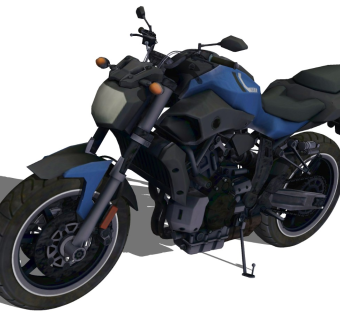 超精细摩托车模型 (125)